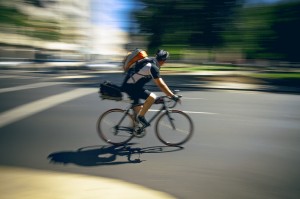 biker in motion (cityofsacramento Flickr)