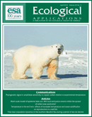 Ecological Applications April 2015 cover