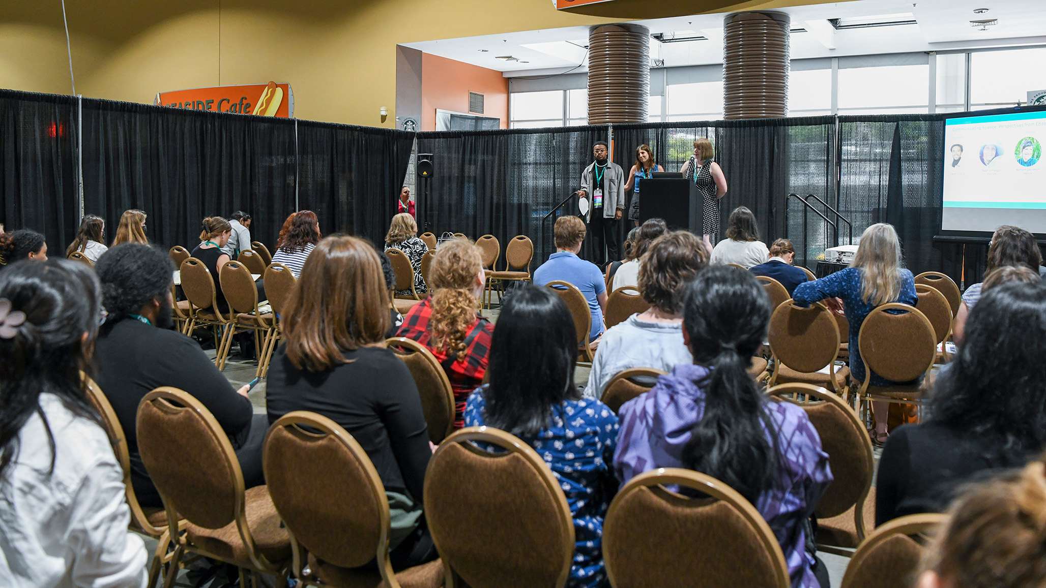 Audience view of a Career Central Session