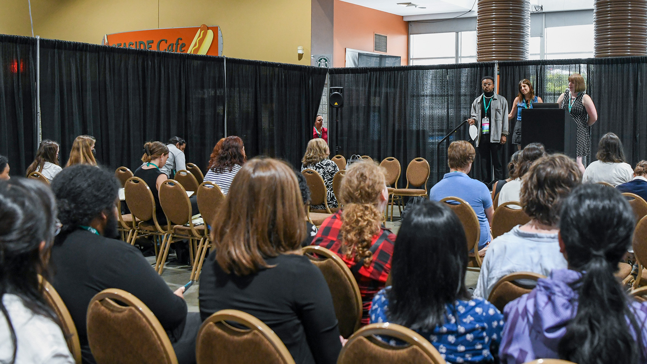 Audience view of a Career Central Session