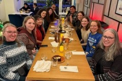 Publishing staff members celebrating the holidays in 2025.