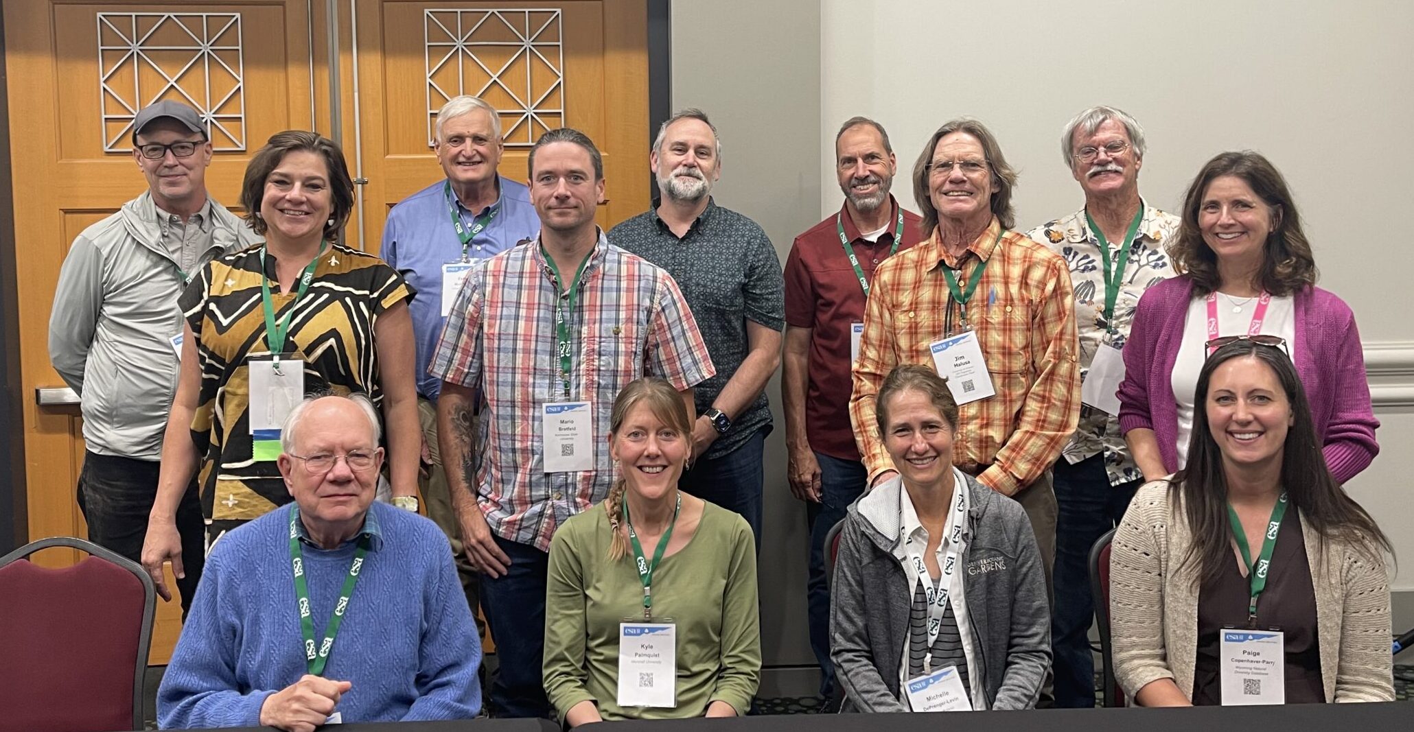 Photo of Veg Panel members at Semi-annual meeting