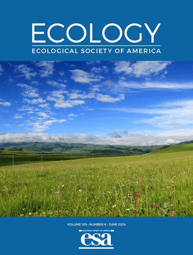 Ecology cover with photo of an alpine meadow
