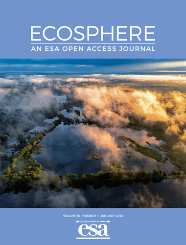 Ecosphere cover with a photo of a fishpond in the Naděje Fishpond System, Czech Republic