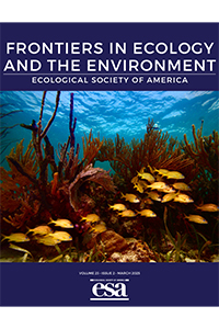 the March 2025 cover of the journal Ecology