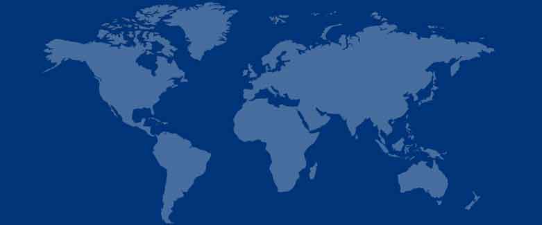 A map of the world.
